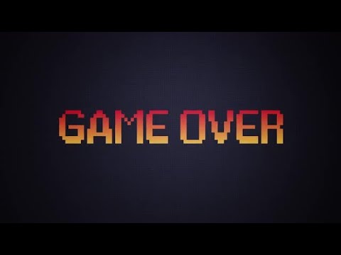 Game Over Retro Arcade Background Stock Motion Graphics - YouTube