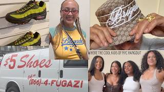 NYC Fashion Vlog - $5 Fugazi x Vans Sneakers, Aya Brown Air Max 95s Launch and Brigade NYC BBQ