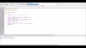 2.  Beginning with programming -  Adding 2 numbers