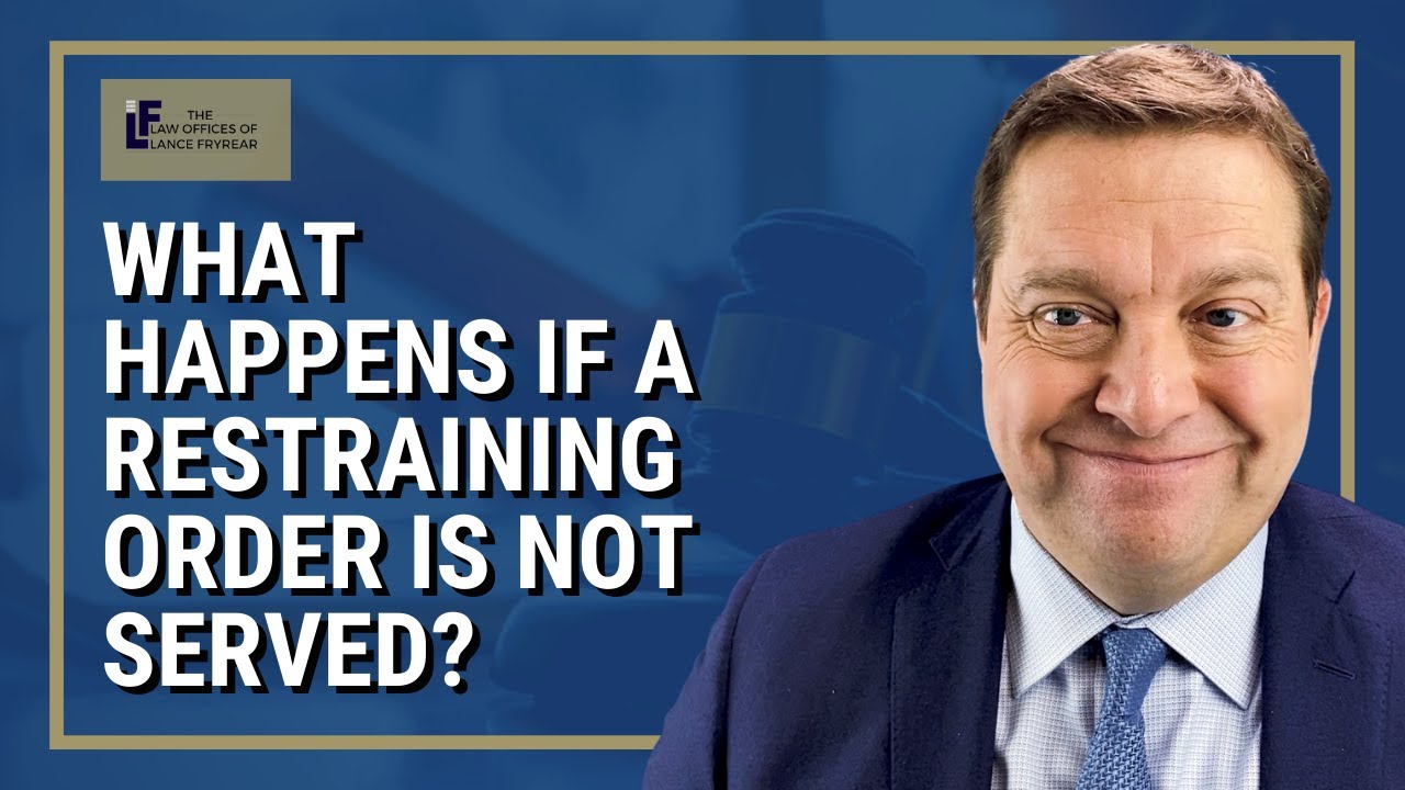 What Happens If A Restraining Order Is Not Served Washington State