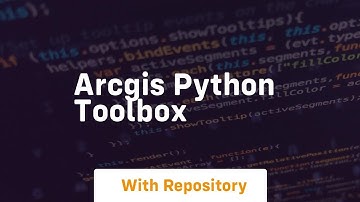 arcgis python toolbox