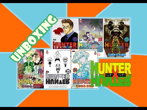 Mangá---Hunter-X-Hunter:-Volume-19,-20,-21,-22,-23-e-24-