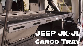 Hooke Road Jeep Jk/JL Cargo Tray Install by Dillan's Garage 136 views 2 months ago 1 minute, 40 seconds