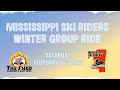 Mississippi ski riders winter group ride february 2022