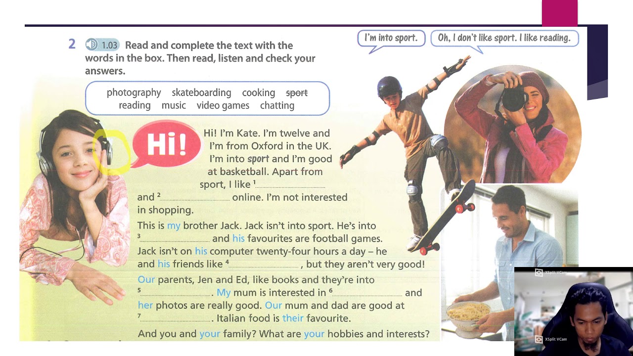 English Year 5 CEFR Starter Unit Free Time English Plus 1 . - YouTube