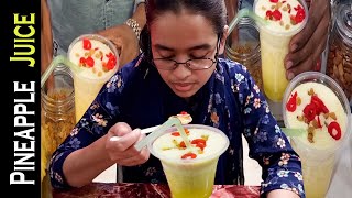 Pineapple Juice | Anarosher Juice Bangla | How To Make Pineapple Juice Recipe screenshot 1
