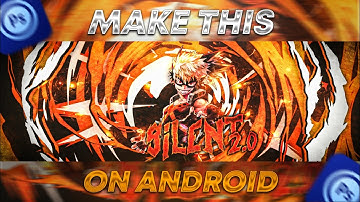 MAKE ANIME HEADER ON ANDROID || PS TOUCH || SPEEDART