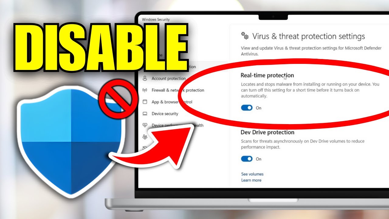 How To Turn Off Windows Security In Windows 11 - YouTube