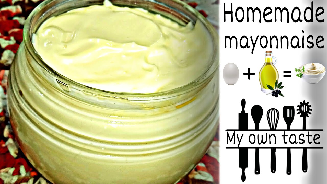How To Make Mayonnaise Homemade Mayonnaise Recipe Ready Just In 5