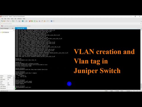 How to Create VLAN in Juniper Switch and Tag Vlan in Interface | Technical Hakim