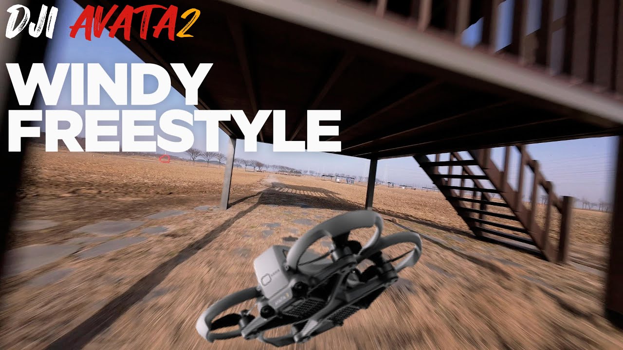 DJI Avata 2 Freestyle in High Winds! | DJI AVATA2 FPV | Manual mode | OneTake