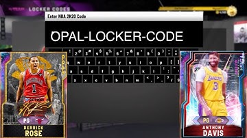 4 NEW HIDDEN GALAXY OPAL LOCKER CODES IN NBA 2K20 THAT YOU DON