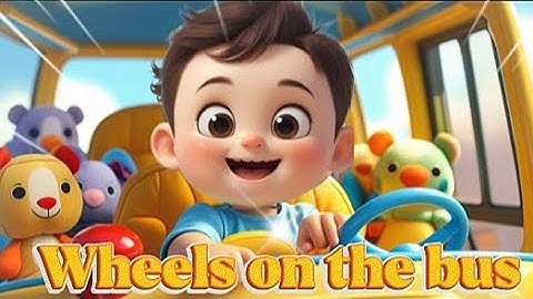 Wheels on the bus| Nursery Rhymes & Kids Songs| Moco Tv 