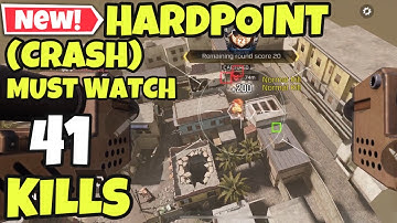 Call Of Duty Mobile Hardpoint (Crash) 41 Kills | Call Of Duty Mobile Gameplay