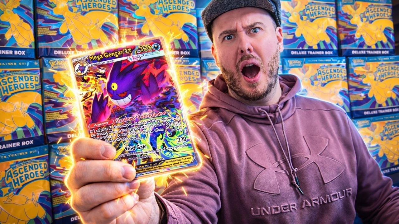 Ascended Heroes Pack Opening - How Many Packs Till Gengar?
