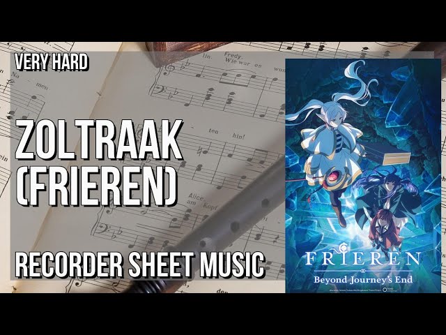 Recorder Sheet Music: How to play Journey of a Lifetime (Frieren