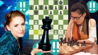 Beautiful chess game 5 , Hou Yifan vs Judit Polgar