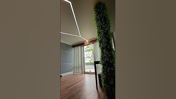 installation of stretch ceilings and light lines