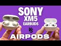 Sony XM5 Earbuds vs Airpods - Which Mic is Best?