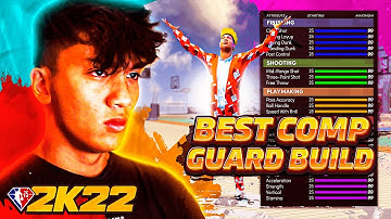 HOW TO MAKE THE BEST COMP STAGE GUARD BUILD ON NBA 2K22! (FASTEST BUILD ON THE GAME)