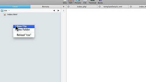 Joomla 1.5 Template Design, Lesson #11: Setting up the Files