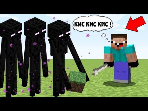 КАК ПРИРУЧИТЬ ЭНДЕРМЕНА В МАЙНКРАФ! НУБИК ПРИРУЧИЛ 1000 ЭНДЕРМЕНОВ ЛОВУШКИ И ТРОЛЛИНГ MINECRAFT !