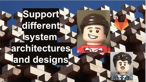 VC&C - Support different system architectures and designs