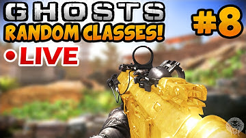 Ghosts Random Classes #8: "I.M.S GOING IN!" - COD Ghost Live w/ Unknown Player