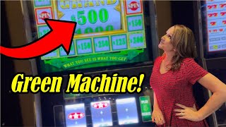 High Stakes Green Machine: $25 Slot Challenge