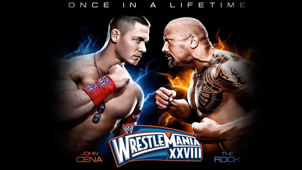 the rock vs john cena wrestlemania 29 wallpaper