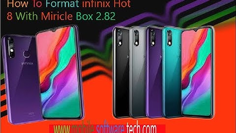 infinix hot 8 formating wipe cache with miricle box easly