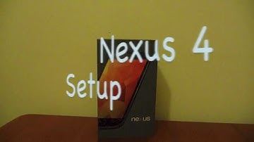 Nexus 4 Setup