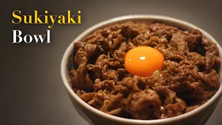 What you need is Just Beef & Egg | The Simplest Sukiyaki Bowl | Japanese Recipes