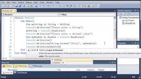 Visual Basic Tutorial   21   Formatting Strings   YouTube