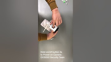 OOSSXX Solar Battery Security Camera   Set Up