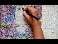 Owl Page - Final Part|Derwent Pencils|Secret Garden|Johanna Basford|