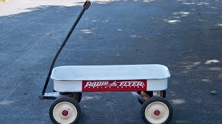 Painting An Old Radio Flyer Wagon