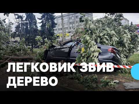 Car Crashes into Tree at Bohdan Khmelnytskyi Square in Kropyvnytskyi: Driver at Large