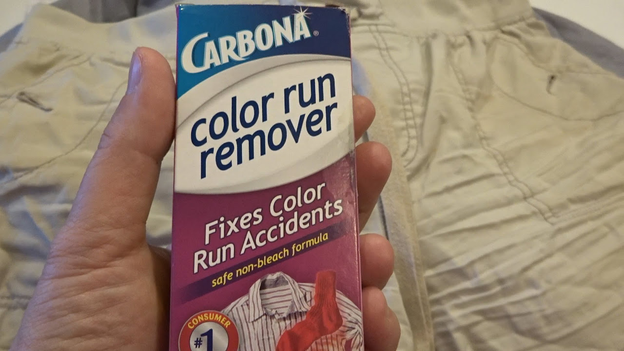 How to Fix Color Run Accidents with Carbona Color Run Remover 