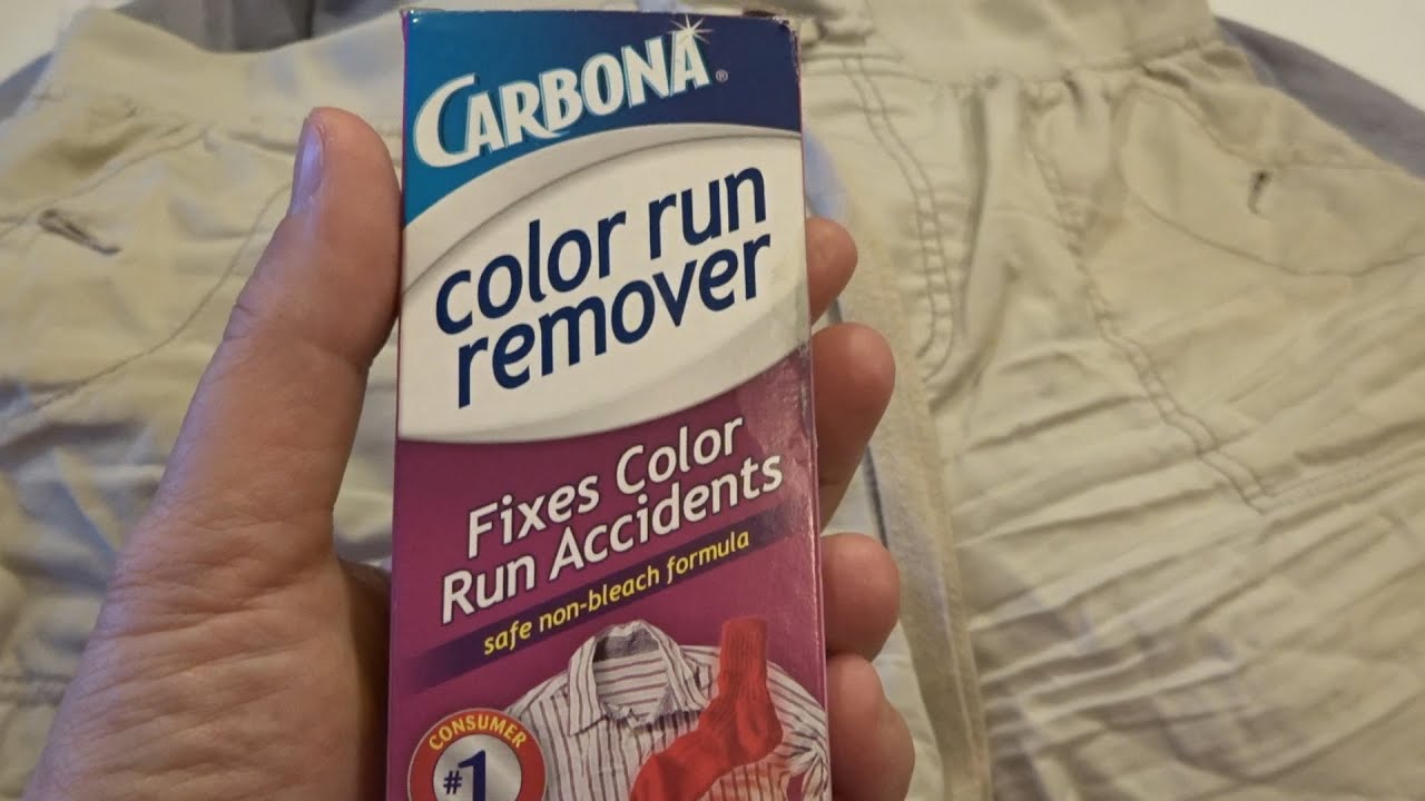 Carbona Color Run Remover  Powerful Color Bleed Eliminator