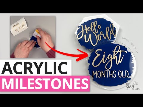 ACRYLIC MILESTONE DISC ASSEMBLY TUTORIAL