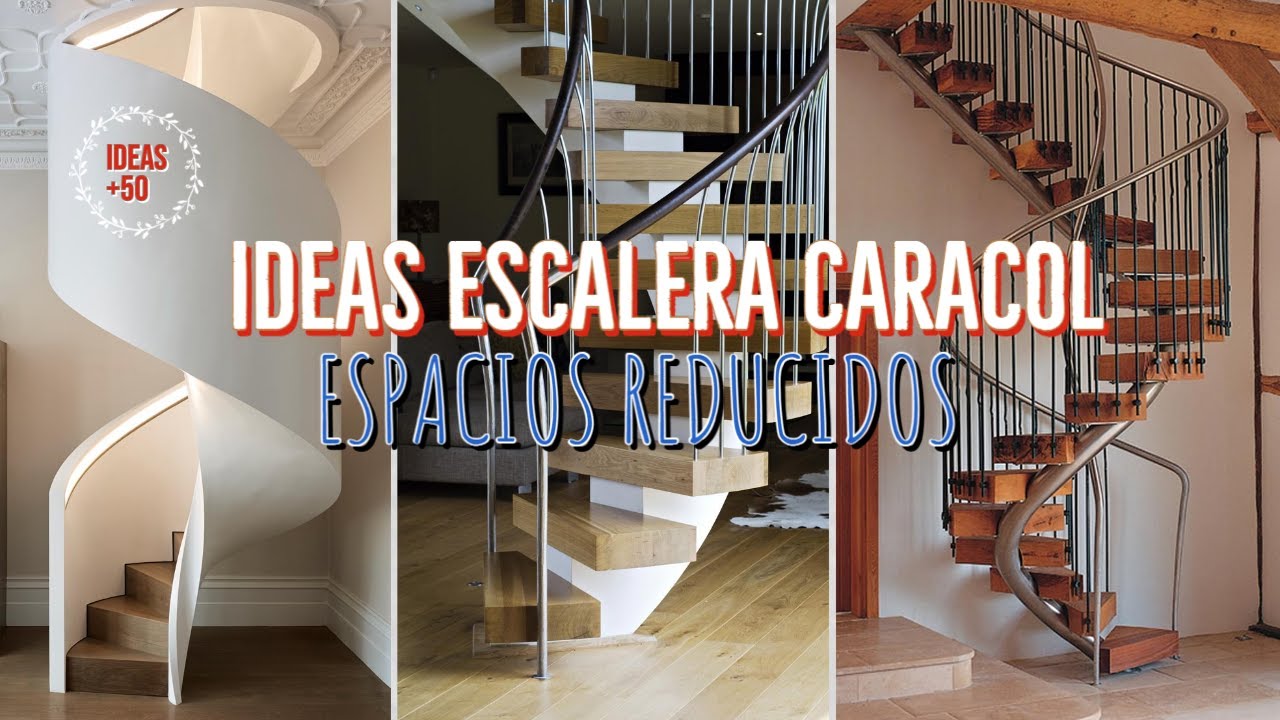 Las MEJORES IDEAS para poner ESCALERAS de CARACOL en ESPACIOS REDUCIDOS ...
