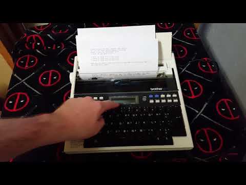 Brother EP45 Digital Typewriter Retro Review