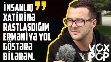 #VoxPop 5: Bakıda Erməni İlə Rastlaşsanız, Reaksiyanız Necə Olar?