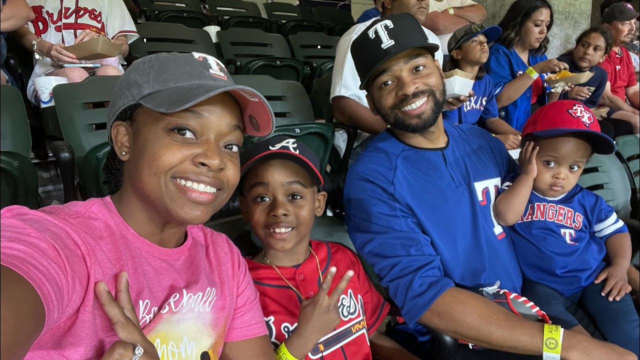 Impromptu Braves Rangers Game! YouTube