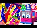 Learn Colors with Body Paint Finger Family Nursery Rhymes &amp; ABC Kids Songs + More for Children