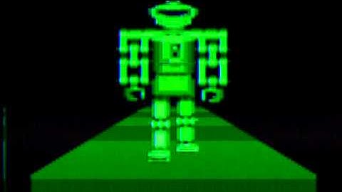Atari Robot Demo - Atari 8 bit computer