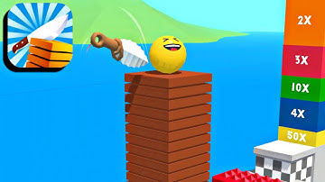 Slice It All New Update 🔪🍊✏️ All Levels Gameplay (iOS,Android)