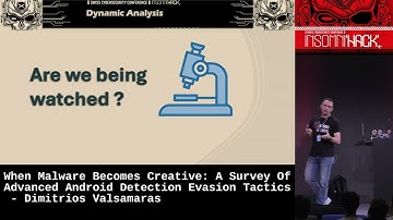 When Malware Becomes Creative: A Survey Of Android Detection Evasion Tactics - Dimitrios Valsamaras