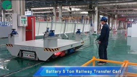 Battery 5 Ton Railway Transfer Cart,Machinery Factory Motorized Track Handling Trolley